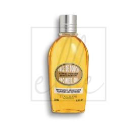 L'occitane almond cleansing & soothing shower oil - 250ml