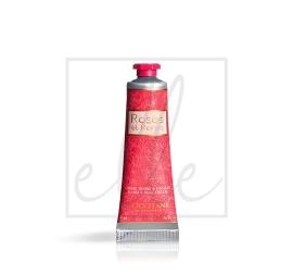 L'occitane silky roses et reines hand & nail cream - 30ml