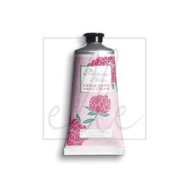 L'occitane pivoine flora hand cream (new packaging) - 75ml