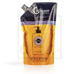 L'occitane eco-ricarica sapone liquido lavanda e karite - 500ml