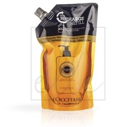 L'occitane eco-ricarica sapone liquido verbena e karite - 500ml