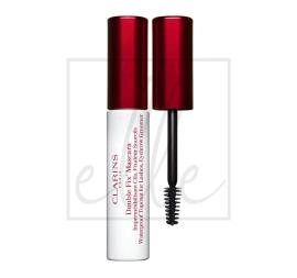 Clarins double fix mascara waterproof topcoat for lashes eyebrow groomer - 7ml