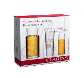 Clarins home pampering set