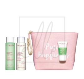 Clarins cleansing kit combination to oily skin