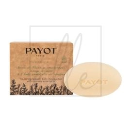 Payot barretta da massaggio nutriente herbarium viso e corpo - 50g