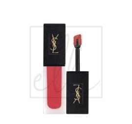 Ysl tatouage couture velvet cream - n202 coral symbol