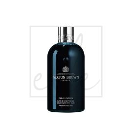 Molton brown dark leather bath & shower gel - 300ml