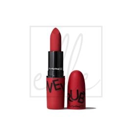 Mac powder kiss lipstick ruby new - 3g