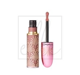 Mac powder kiss liquid lipcolour / bubbles & bows - spiked cocoa