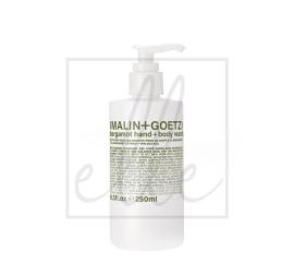 Malin + goetz bergamot hand + body wash - 250ml